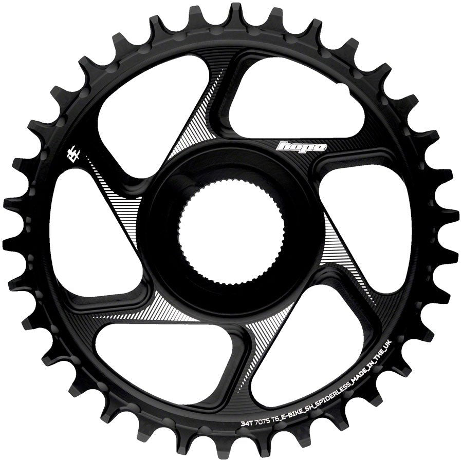 Hope Shimano eBike Chainring - 34t Black - The Lost Co. - Hope - CR4395 - 5056033499637 - -