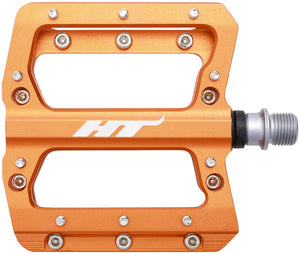 HT Components AN14A Pedals - Platform Aluminum 9/16" Orange - The Lost Co. - HT Components - PD1469 - 4711126201047 - -