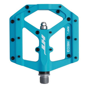 HT Pedals ME03 Evo+ Platform Pedals CrMo - Matte Blue - The Lost Co. - HT Components - H451069-02 - 4711126201382 - -