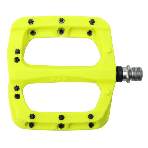 HT Pedals PA03A Platform Pedals CrMo - Neon Yellow - The Lost Co. - HT Components - B-HX3905 - 4711126206660 - -