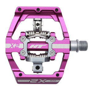 HT Pedals X2 Clipless Platform Pedals CrMo - Purple - The Lost Co. - HT Components - B-HX2517 - 4711126204031 - -