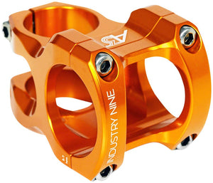 Industry Nine A318 Stem - 50mm 31.8mm Clamp +/-4.4 1 1/8" Aluminum Orange - The Lost Co. - Industry Nine - SM6047 - 810098985895 - -