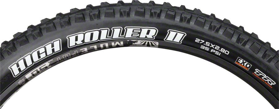 Maxxis High Roller II Tire - 27.5 x 2.8 Tubeless Folding Black Dual EXO - The Lost Co. - Maxxis - J591261 - 4717784031910 - -