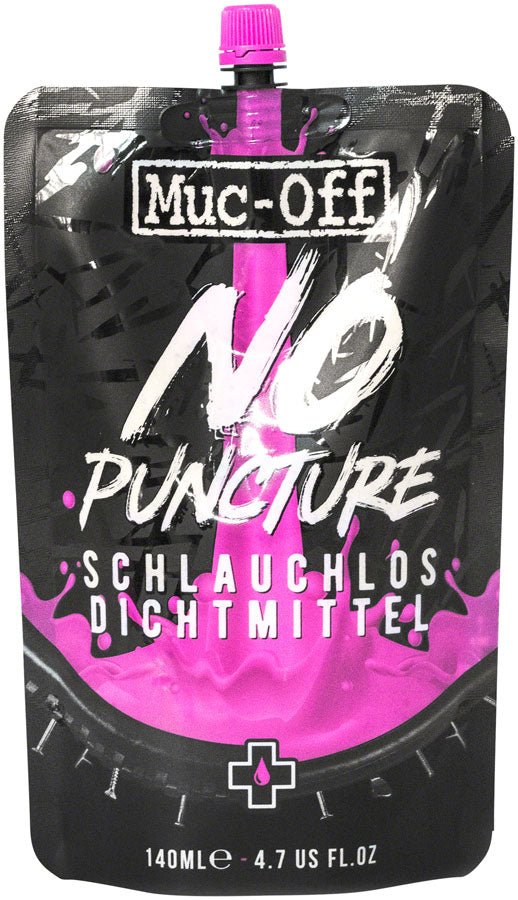 Muc-Off No Puncture Hassle Tubeless Tire Sealant - 140ml Pouch - The Lost Co. - Muc-Off - LU0950 - 5037835821000 - -