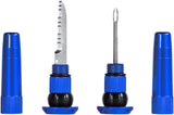 Muc-Off Stealth Tubeless Puncture Plugs Tire Repair Kit - Bar-End Mount - Blue - Pair - The Lost Co. - Muc-Off - H030190-06 - 5037835207972 - -
