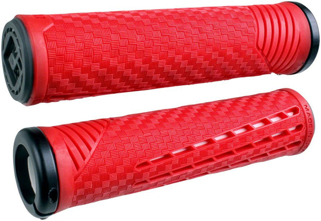 ODI CF Grips - Lock-On Red/White - The Lost Co. - ODI - HT9423 - 711484194269 - -
