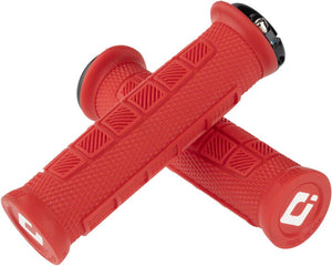 ODI Elite Pro Grips - Burnt Red Black Lock-On - The Lost Co. - ODI - HT9215 - 711484180651 - -