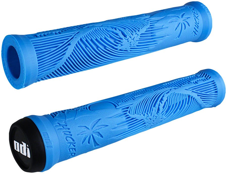 ODI Hucker Grips - Blue Flangeless - The Lost Co. - ODI - HT0310 - 711484194290 - -