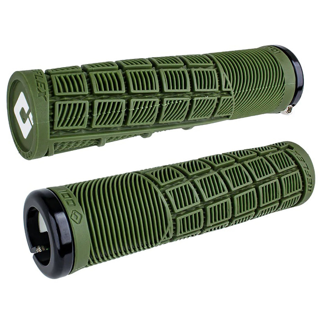 ODI Lock-On MTB Reflex Grip - Army Green/Black - The Lost Co. - ODI - B-OD4103 - 711484194962 - -