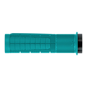 OneUp Components Thick Lock-On Grips - Turquoise - The Lost Co. - OneUp Components - 1C0845TUR - 058062821941 - -