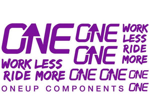 OneUp Decal Kit - The Lost Co. - OneUp Components - 1C037562821941 - 037562821941 - Purple -