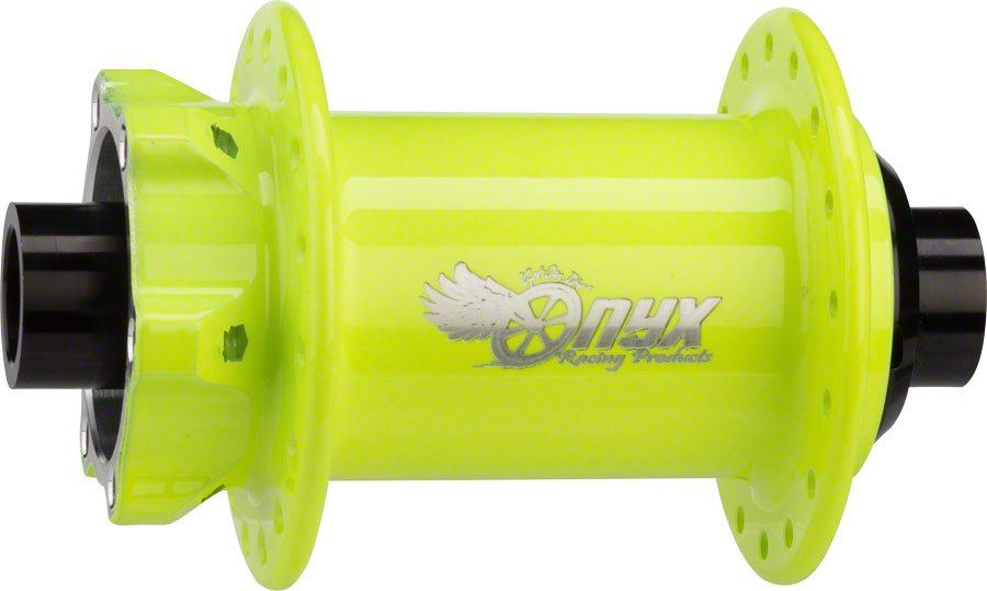 Onyx MTB Front Hub - 15 x 110mm Boost 6-Bolt Fluorescent Yellow - The Lost Co. - ONYX Racing Products - HU7389 - -