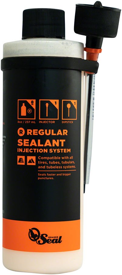 Orange Seal Tubeless Tire Sealant with Twist Lock Applicator - 8oz - The Lost Co. - Orange Seal - J63935 - 810026608001 - -