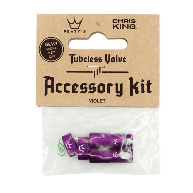 Peatys Tubeless Valve Accessory Kit Violet - The Lost Co. - Peaty's - B-YE2711 - 5060541582651 - -