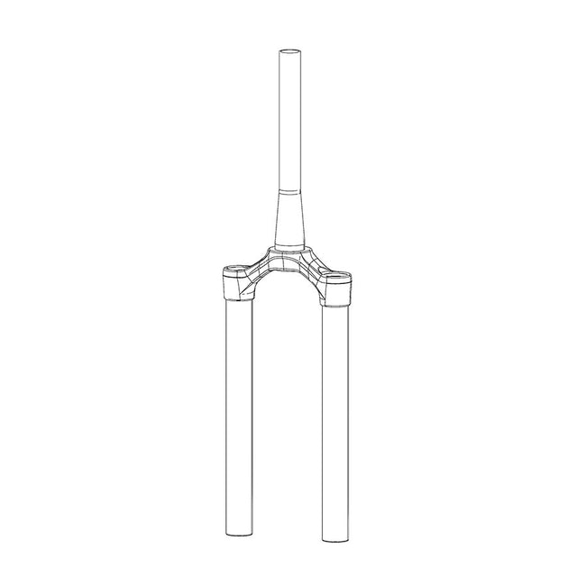 RockShox Fork CSU Assembly - Fits ZEB (A1+) - Debonair - 27.5/29" - 38mm Offset - Tapered Steerer - Diffusion Black 63OD Crown - The Lost Co. - RockShox - H942895-01 - 710845858123 - -