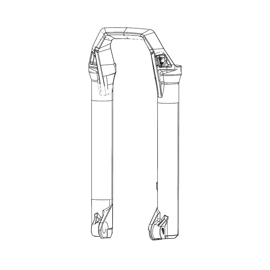 RockShox Lower Leg Assembly - ZEB A1 R/Select/Select+ - 27.5
