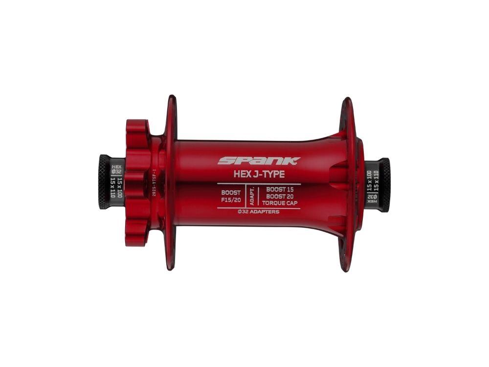 Spank Hex J-Type Front Hub - The Lost Co. - Spank - C04HJ122300ASPK - 4711225691671 - Red -