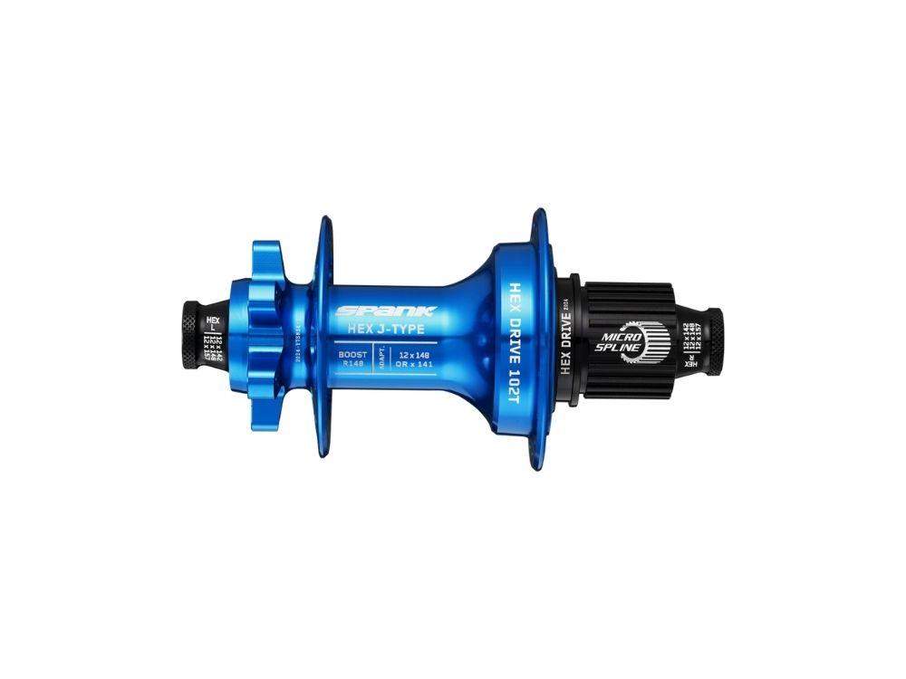 Spank Hex J-Type Rear Hub - The Lost Co. - Spank - C04HJ12E40XASPK - 4711225691282 - XD - Blue
