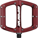 Spank Spoon 100 Pedals - Platform Aluminum 9/16" 100mm Wide Red - The Lost Co. - Spank - B-SP6292 - 4711225690636 - -