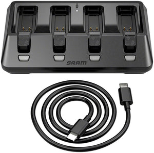 SRAM AXS eTap 4-Port Battery Base Charger - Includes USB-C Cord (Batteries not included) - The Lost Co. - SRAM - 00.3018.359.000 - 710845886669 - -