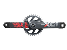 Load image into Gallery viewer, SRAM X01 Eagle Boost Carbon Crankset - 32t - The Lost Co. - SRAM - 00.6118.603.000 - 710845853227 - Lunar/Oxy Red - 175