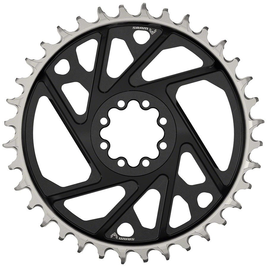 SRAM XX Eagle T-Type Direct Mount Chainring - 34t, 12-Speed, 8-Bolt Direct Mount, 3mm Offset, Aluminum, Black, D1 - The Lost Co. - SRAM - 11.6218.054.008 - 710845888199 - -