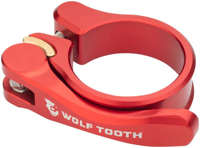 Wolf Tooth Components Quick Release Seatpost Clamp - 34.9mm Red - The Lost Co. - Wolf Tooth - ST1383 - 810006804065 - -