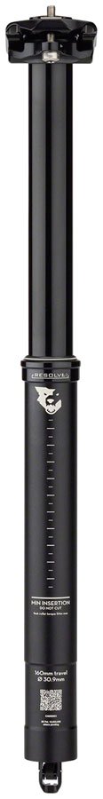 Wolf Tooth Resolve Dropper Seatpost - 30.9 160mm Travel Black - The Lost Co. - Wolf Tooth - ST0696 - 810006806250 - -