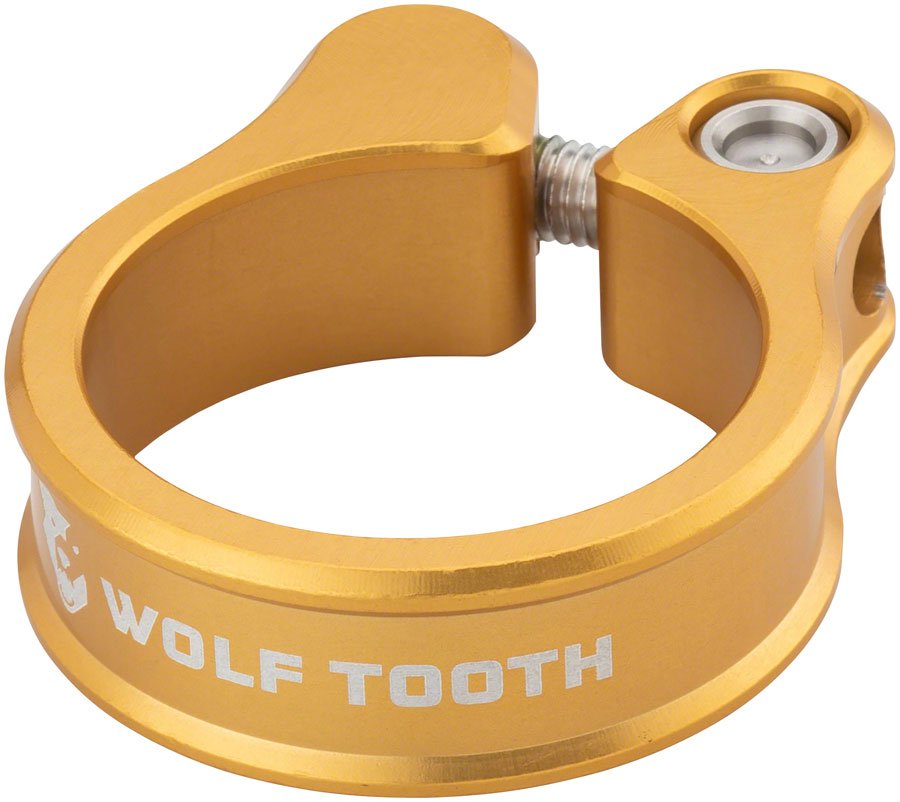 Wolf Tooth Seatpost Clamp 31.8mm Gold - The Lost Co. - Wolf Tooth - ST1715 - 810006800142 - -