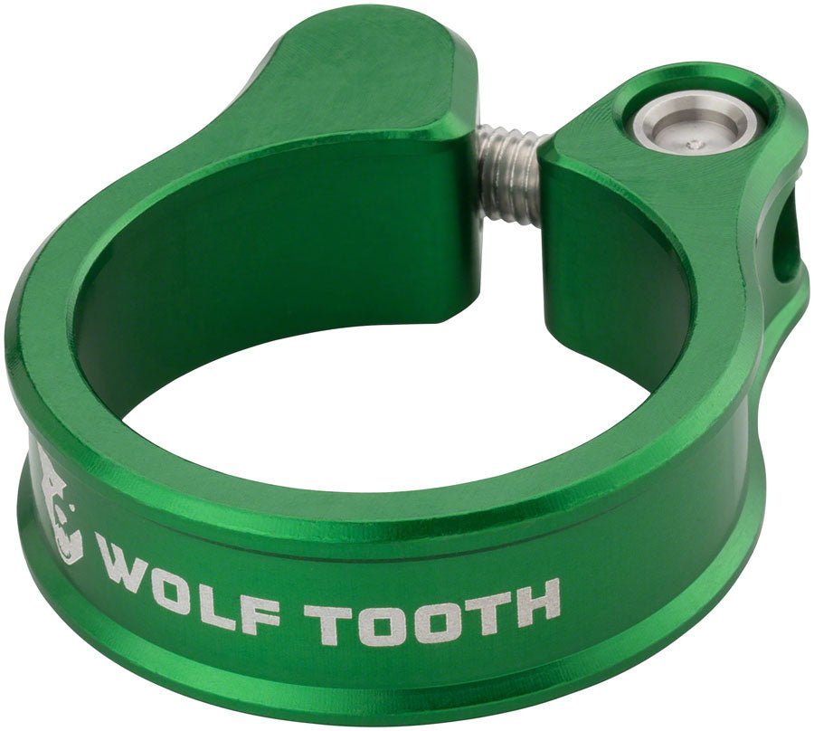 Wolf Tooth Seatpost Clamp 31.8mm Green - The Lost Co. - Wolf Tooth - ST1712 - 810006800111 - -