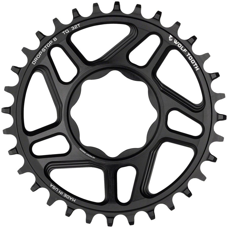 Wolf Tooth Trek TQ Direct Mount Chainring - Drop-Stop B - 30T - Black - The Lost Co. - Wolf Tooth - CR3618 - 810006807080 - -